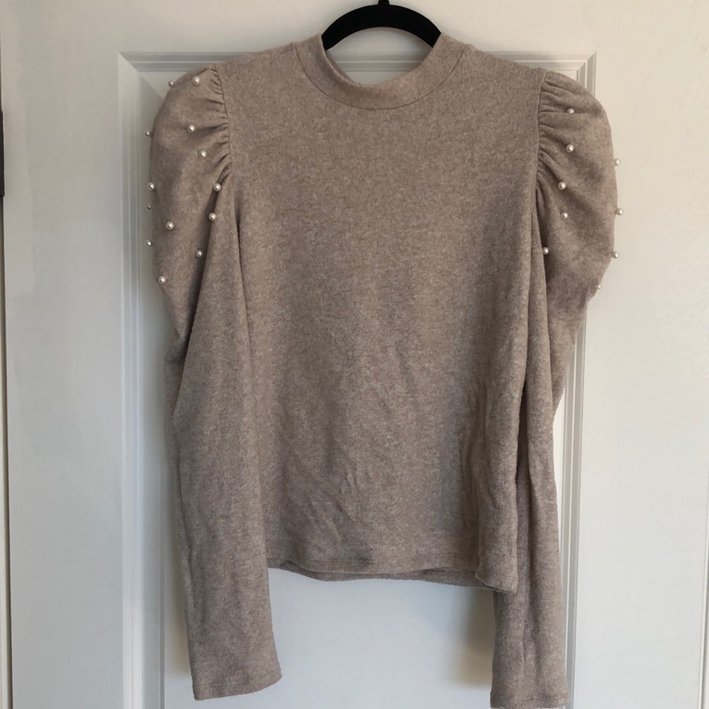 Cream Pearl Sweater